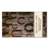 Farrier Horseshoeing und Trim Magnetische Visitenkarte (Vorderseite)