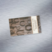 Farrier Horseshoeing und Trim Magnetische Visitenkarte (Beispiel)