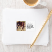 Farrier - Schönes Foto Hoof Trim Adressaufkleber (Insitu)