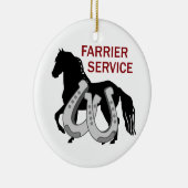 Farrier Service Keramik Ornament (Rechts)