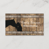 Farrier Service Visitenkarte (Vorderseite)