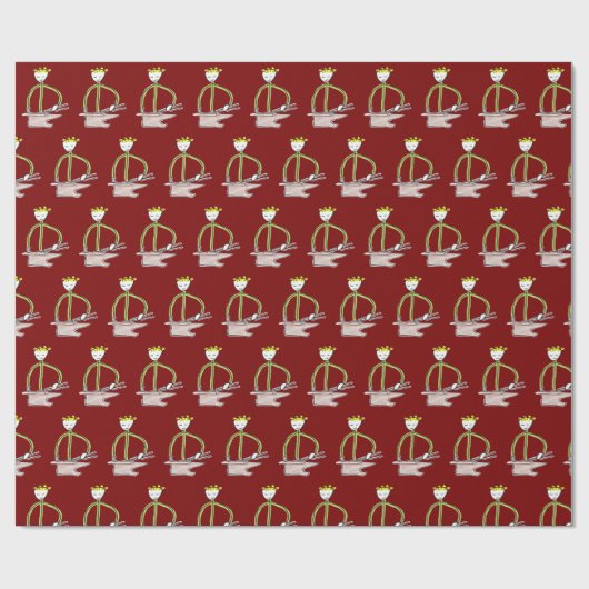 Farrier Stickman Geschenkpapier (Flach)