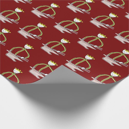 Farrier Stickman Geschenkpapier (Ecke)