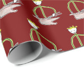 Farrier Stickman Geschenkpapier (Rolleneckpunkt)