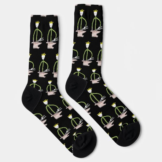 Farrier Stickman Socken (Rechts)