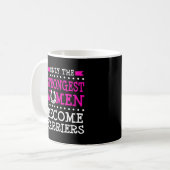 Farrier Strongest Women Horseshoe Equine Shoe Shoe Kaffeetasse (Vorderseite Links)