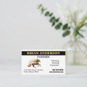 Farrier Visitenkarte (Stehend Vorderseite)