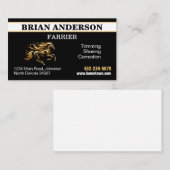 Farrier Visitenkarte (Vorne/Hinten)