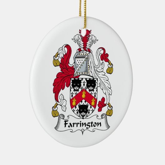 Farrington Familienwappen Keramik Ornament (Rechts)