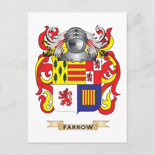 Farrow-Wappen Postkarte (Vorderseite)