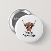 Färse Valentine Highland-Kuh Vintage-Design_1 Button (Vorne & Hinten)