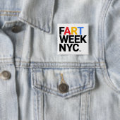 Fart Week NYC™ Knopf Button (Beispiel)