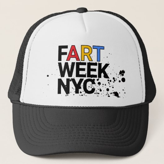 Fart Week NYC™ Trucker-Mütze Truckerkappe (Vorderseite)