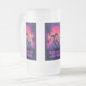 Fartel-Tasse Mattglas Bierglas (Vorderseite Links)