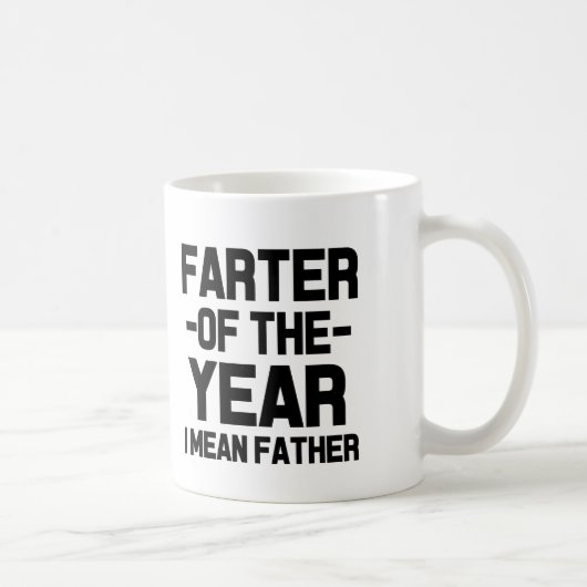 Farter der Jahr-lustigen Vater-Tasse Kaffeetasse (Rechts)