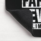 Farter Ever Oops Ich Gemeine Vater Furz Retro Vate Mousepad (Ecke)