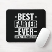 Farter Ever Oops Ich Gemeine Vater Furz Retro Vate Mousepad (Mit Mouse)