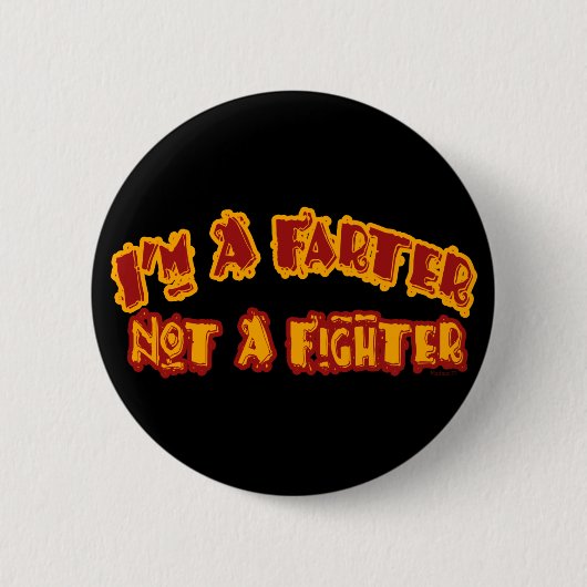 Farter nicht Kämpfer-Knopf Button (Vorderseite)