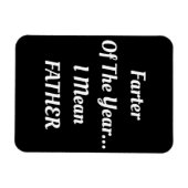 Farter of the Year... Ich gemein VATER Magnet (Horizontal)