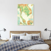 Farther India Leinwanddruck (Insitu (Schlafzimmer))
