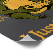 Fartin Japanese Sometimes I Gamer Frog Just Laugh Poster (Ecke)