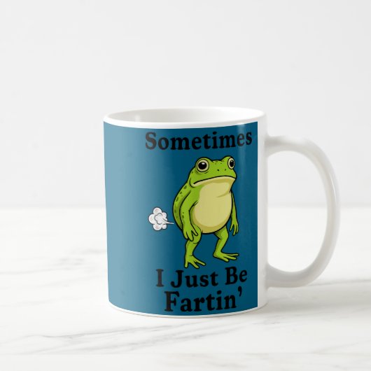 Fartin Just Sometimes I Frog Journey Kaffeetasse (Rechts)