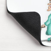 Farting alter Mann Mousepad (Ecke)