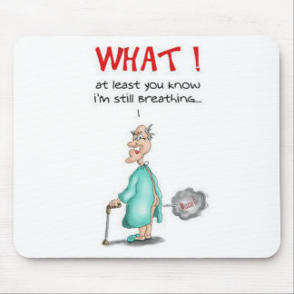 Farting alter Mann Mousepad