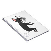 Farting Boston Terrier - still, aber tödlich Notizblock (Rechte Seite)
