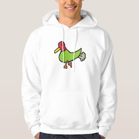 Farting Duck Hoodie (Vorderseite)
