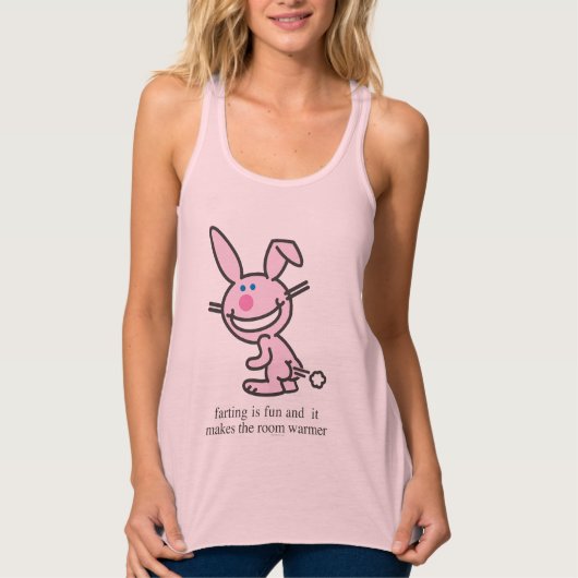 Farting ist Spaß Tank Top (Vorderseite)