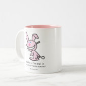 Farting ist Spaß Zweifarbige Tasse (Vorderseite Links)