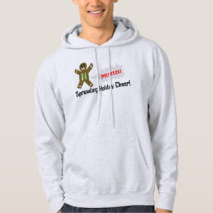 Farting Lebkuchen-Mann-Weihnachten-GRÜNHOODIE Hoodie