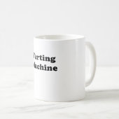 Farting Maschine Kaffeetasse (VorderseiteRechts)