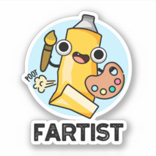 Fartist Funny Artist Pub Aufkleber