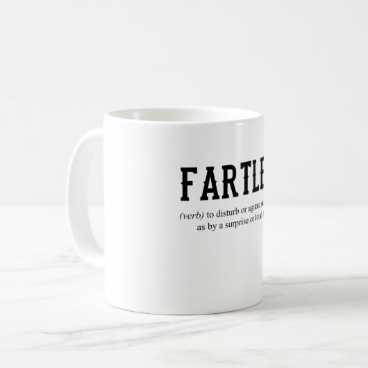 FARTLED Joke Vater Funny Sprichwort Handwerker Kaffeetasse (Vorderseite Links)