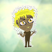 Farty Fingers Chibi Fensteraufkleber (Blatt 3)