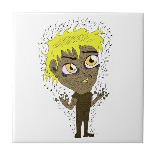 Farty Fingers Chibi Fliese (Vorderseite)