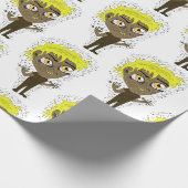 Farty Fingers Chibi Geschenkpapier (Ecke)