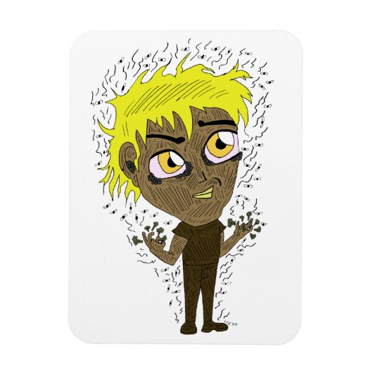 Farty Fingers Chibi Magnet (Vertikal)