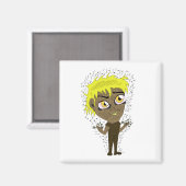 Farty Fingers Chibi Magnet (Vorderseite/Rückseite)