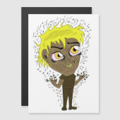 Farty Fingers Chibi Magnetkarte (Vorne/Hinten)