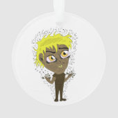 Farty Fingers Chibi Ornament (Rückseite)