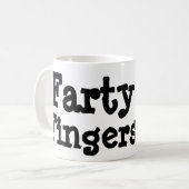 Farty Fingers Kaffeetasse (Vorderseite Links)