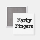 Farty Fingers Magnet (Vorderseite/Rückseite)