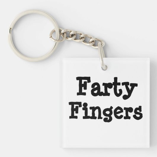 Farty Fingers Schlüsselanhänger (Vorderseite)