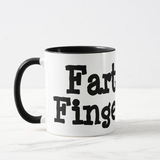 Farty Fingers Tasse (Links)