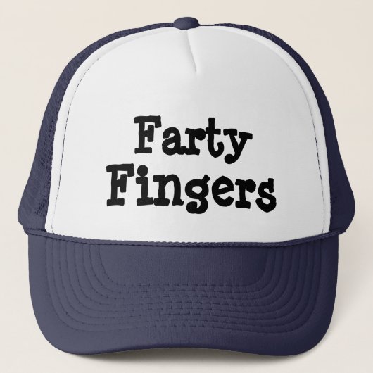 Farty Fingers Truckerkappe (Vorderseite)