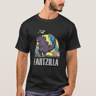 Fartzilla Funny Dinosaur, Funny Dino . Joke Albern T-Shirt