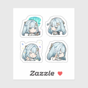 Faruzan Genshin Impact 4er Stickerbogen Aufkleber